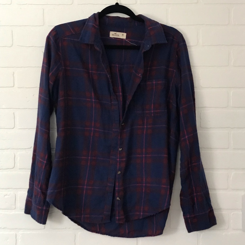 ★cute flannel from hollister★